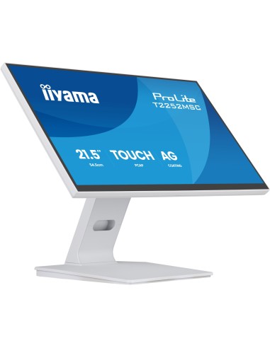 ProLite T2252MSC-W2AG pantalla para PC 54,5 cm (21.4") 1920 x 1080 Pixeles Full HD LCD Pantalla táctil Blanco