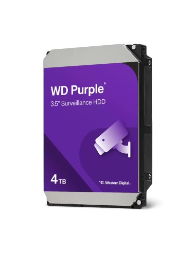 Purple disco duro interno 4 TB 5400 RPM 128 MB 3.5" Serial ATA III
