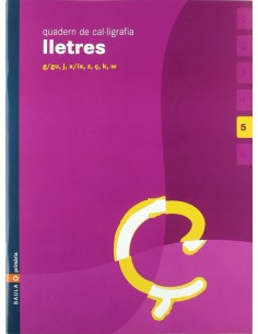 CAT055QUADCALLIGRAFIA LLETRES 5 ANYS