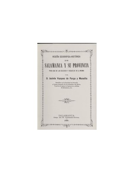 Resena geografica historica salamanca y provincia