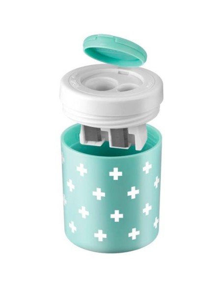 BL. SACAPUNTAS DOBLE MILAN +EDITION ANTIBAC. TURQ - Pack de 1 unidad BWM10448IBGGR