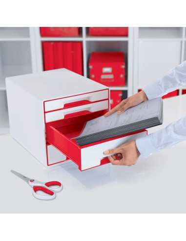 WOW CUBE Rojo, Blanco