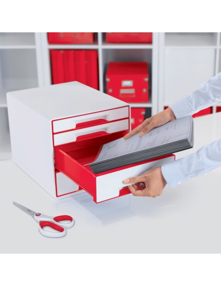 WOW CUBE Rojo, Blanco