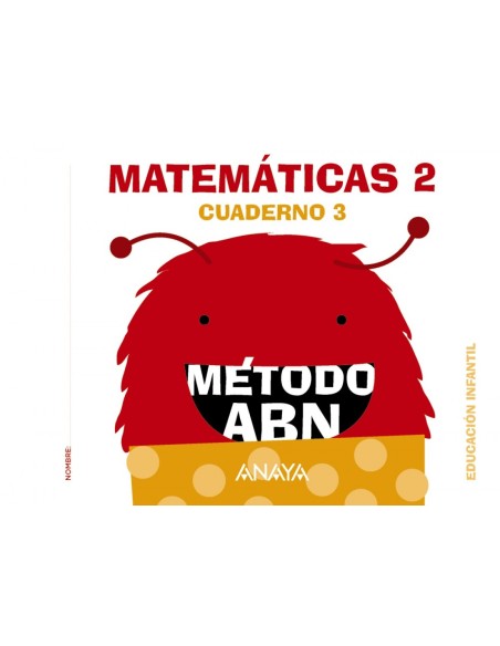 nivel II cuaderno matematicas 3 abn infantil 4 anos