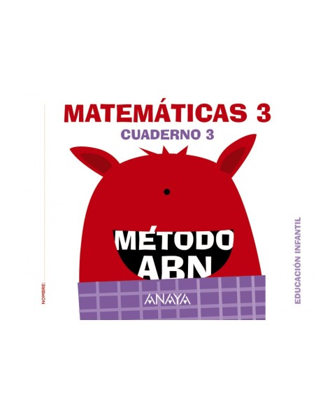 nivel III cuaderno matematicas 3 abn infantil 5 anos