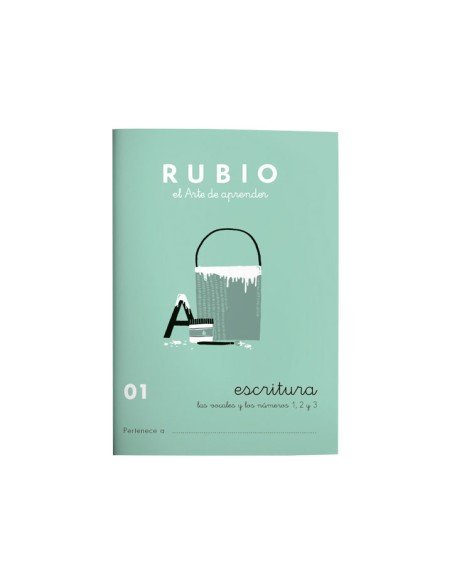 CUADERNO RUBIO A5 ESCRITURA 01 - Pack de 10 unidades