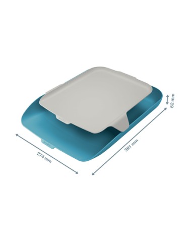 52590061 bandeja de escritorio/organizador Poliestireno (PS) Azul