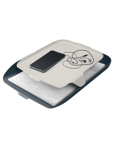 52590089 bandeja de escritorio/organizador Poliestireno (PS) Negro