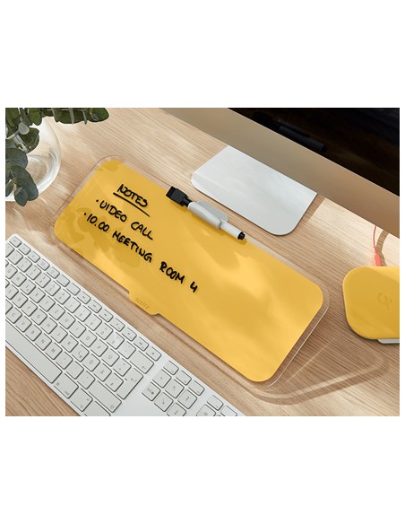 52690019 protector de escritorio Vidrio Amarillo