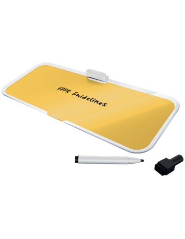 52690019 protector de escritorio Vidrio Amarillo