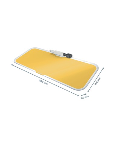 52690019 protector de escritorio Vidrio Amarillo