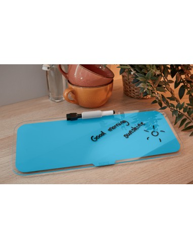 52690061 protector de escritorio Vidrio Azul