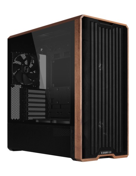 Lancool 217 Midi Tower Negro, Madera