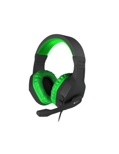 Argon 200 Auriculares Alámbrico Diadema Juego Negro, Verde