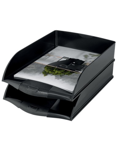 53240095 bandeja de escritorio/organizador Poliestireno (PS) Negro