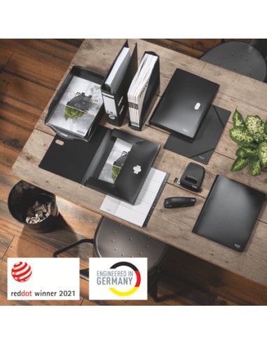 Recycle Papierkorb Alrededor Plástico reciclado Negro