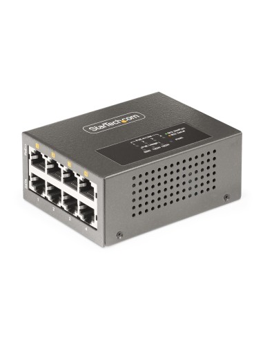 Switch PoE / PoE+ / PoE++ 802.3af/802.3at/802.3bt de 4 Puertos - 95W - 160W de Capacidad de Potencia - Inyector Power over 5/2.5