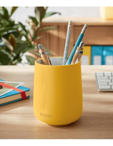 53290019 porta lápices Cerámico Amarillo