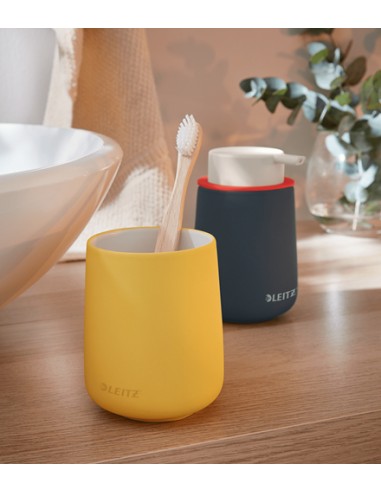 53290019 porta lápices Cerámico Amarillo