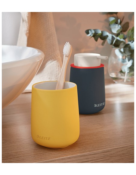 53290019 porta lápices Cerámico Amarillo