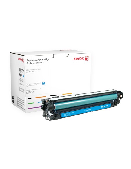 Cartucho de tóner cian. Equivalente a HP CE271A. Compatible con HP Colour LaserJet CP5525