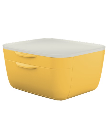 53570019 bandeja de escritorio/organizador Poliestireno (PS) Blanco, Amarillo