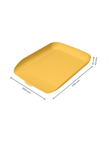 53580019 bandeja de escritorio/organizador Poliestireno (PS) Amarillo