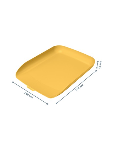53580019 bandeja de escritorio/organizador Poliestireno (PS) Amarillo