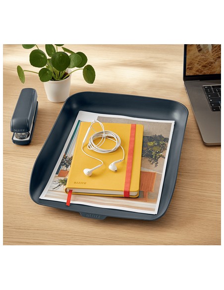 53580089 bandeja de escritorio/organizador Poliestireno (PS) Negro