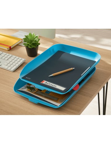 53581061 bandeja de escritorio/organizador Poliestireno (PS) Azul