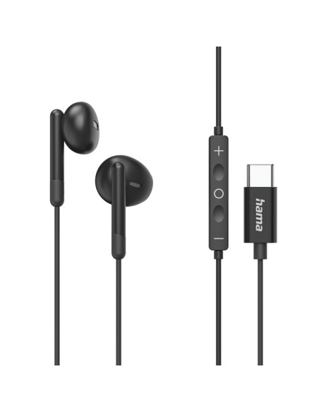 Classy Auriculares Alámbrico Dentro de oído Llamadas/Música USB Tipo C Negro