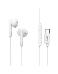 Classy Auriculares Alámbrico Dentro de oído Llamadas/Música USB Tipo C Blanco