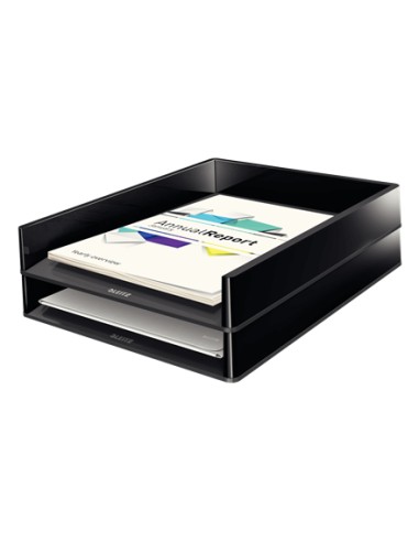 53610095 bandeja de escritorio/organizador Poliestireno Negro