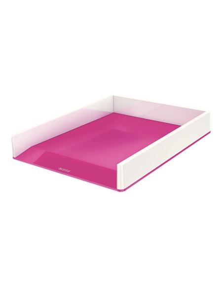 53611023 bandeja de escritorio/organizador Poliestireno Metálico, Rosa