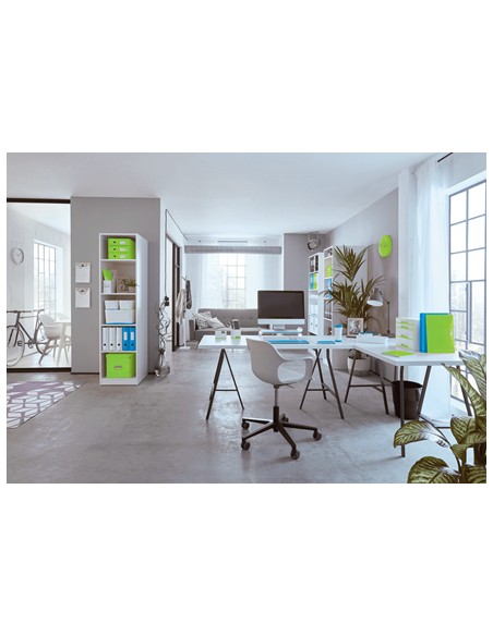 53611054 archivador organizador Poliestireno (PS) Verde, Blanco