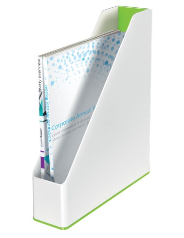 53621054 archivador organizador Poliestireno (PS) Verde, Blanco