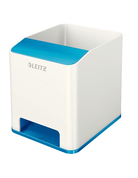 53631036 porta lápices Poliestireno Azul, Blanco