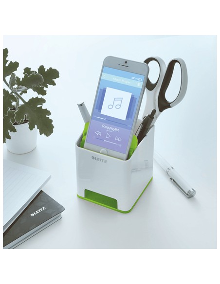 53631054 porta lápices Poliestireno (PS) Verde, Blanco