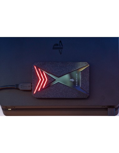 Gaming disco duro externo 2 TB Negro, Gris