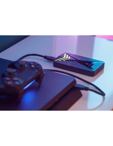 Gaming disco duro externo 2 TB Negro, Gris