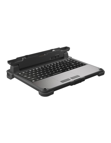 GDKBUL teclado para móvil Negro, Plata Pogo pin Inglés de EE. UU.