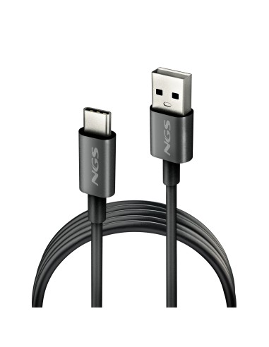 ZYRO-AC cable USB USB 2.0 1 m USB A USB C Negro