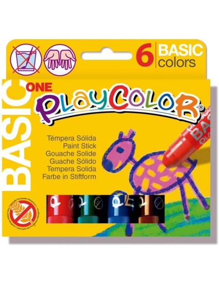 ESTUCHE BASIC ONE 6 COLORES SURTIDOS PLAYCOLOR 10711