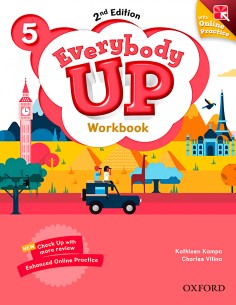 Everybody Up 2nd Edition 5 Workbook with Online Practice