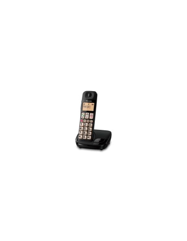 KX-TGE310SPB teléfono Teléfono DECT Negro Identificador de llamadas