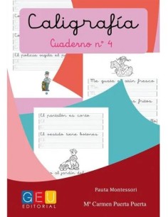 Caligrafia pauta montessori