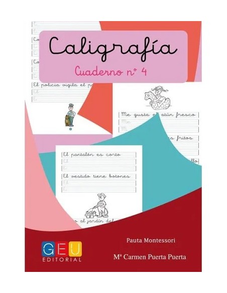 Caligrafia pauta montessori