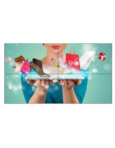 Signage Solutions X-Line Videowa Pantalla plana para señalización digital 139,7 cm (55") LED 500 cd / m² Full HD Negro