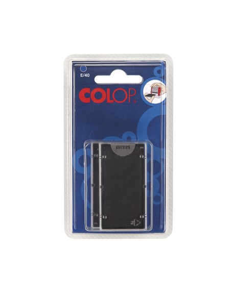 BLISTER 2 ALMOHADILLAS E/15 AZUL COLOP 107252