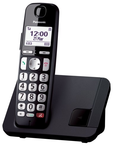 KX-TGE250 Teléfono DECT Identificador de llamadas Negro